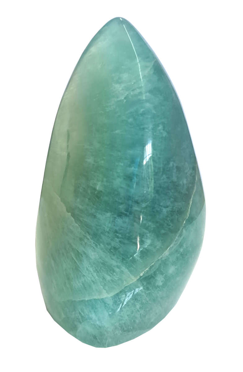 Fluorite carving, 14cm high