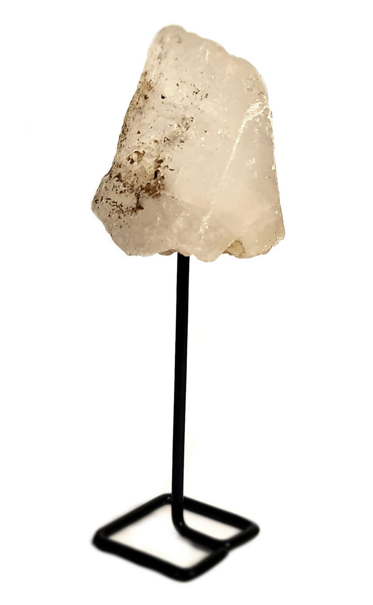Quartz on stand, 18cm high