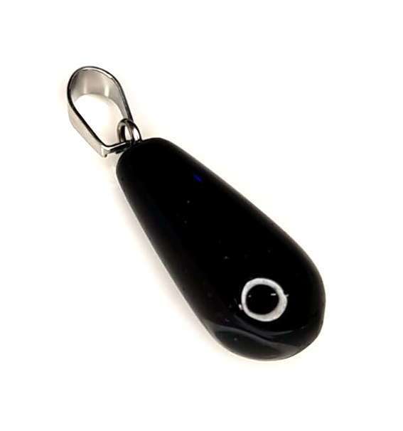 Onyx drop pendant, 34mm