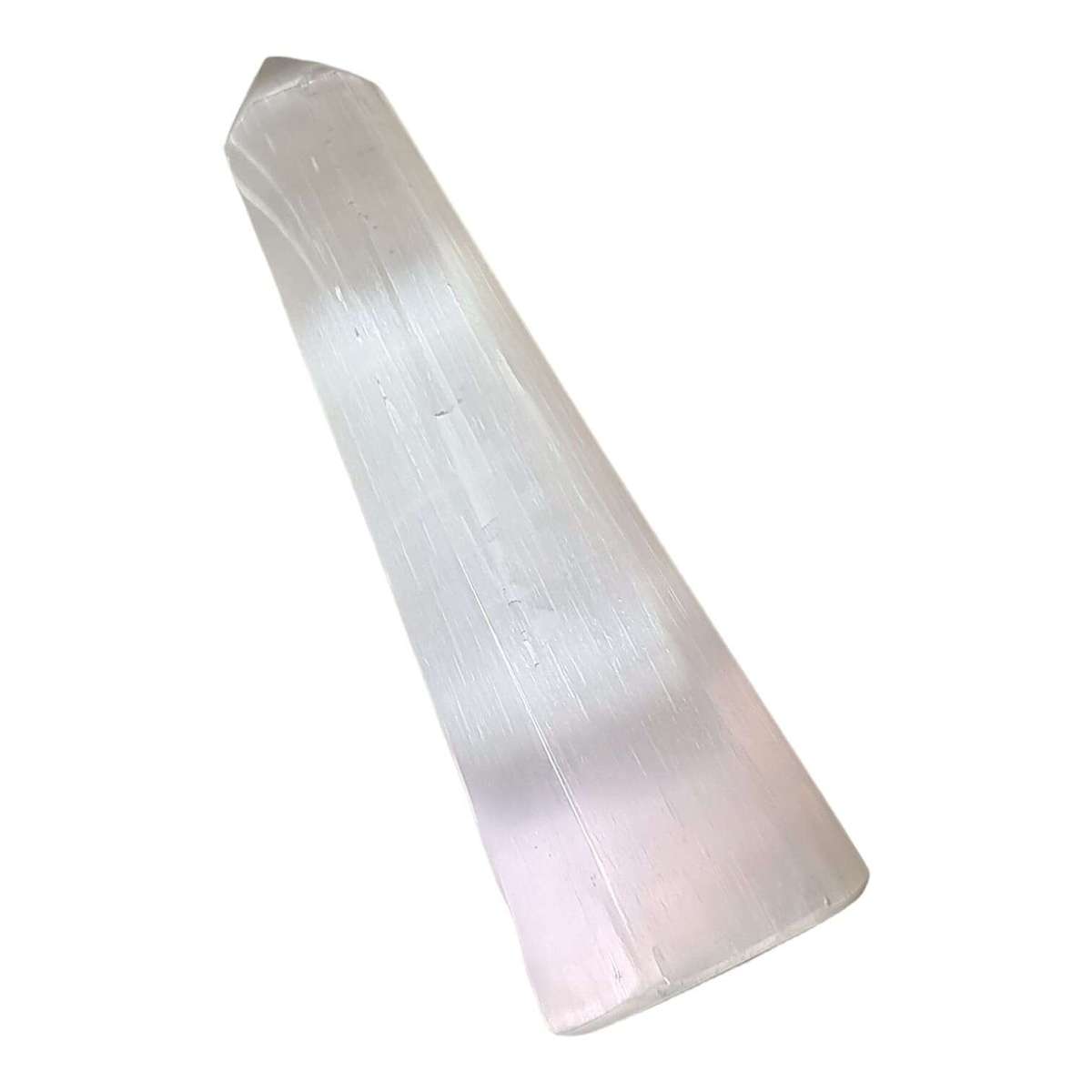 Selenite obelisk point, 15cm