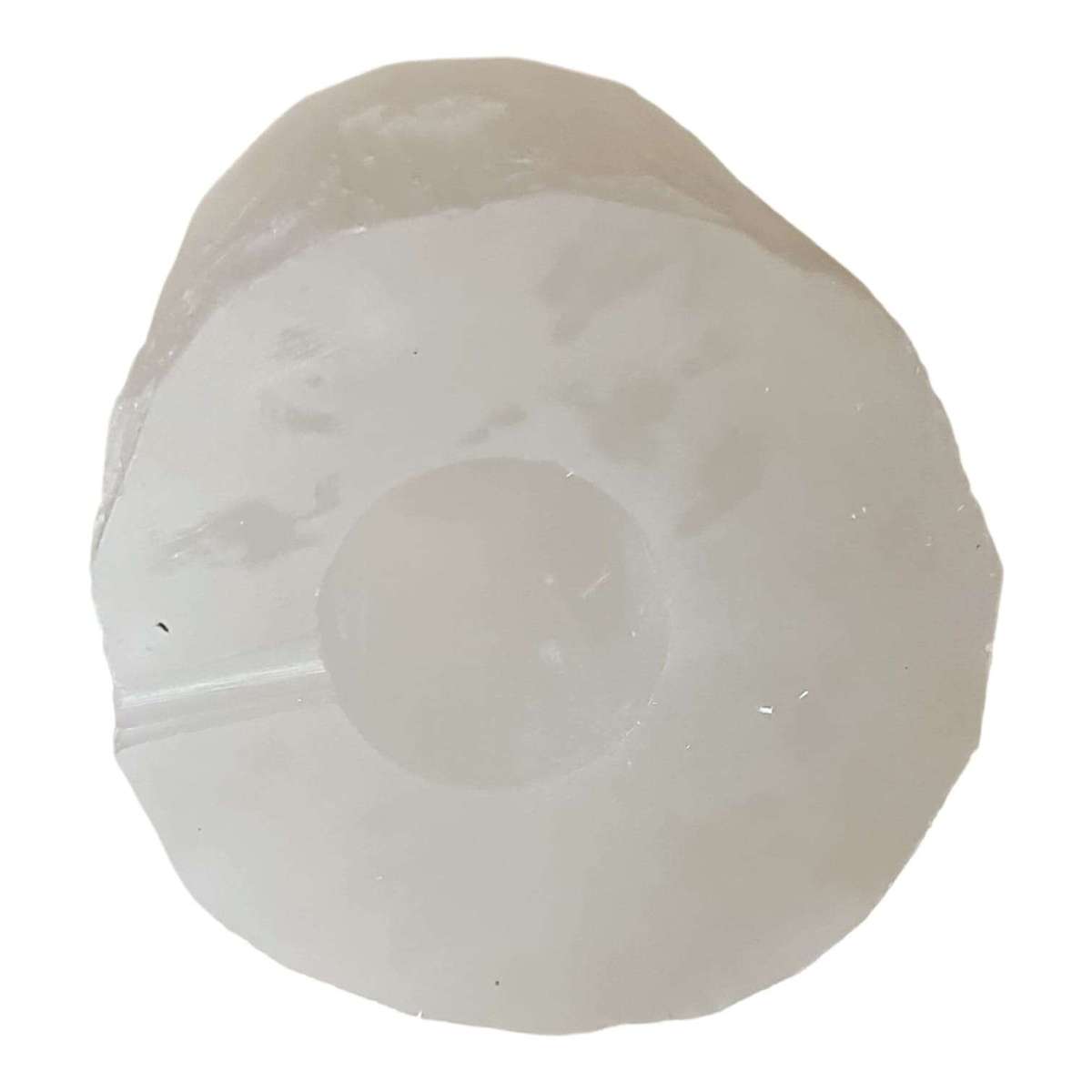 Selenite tower lamp, 35cm