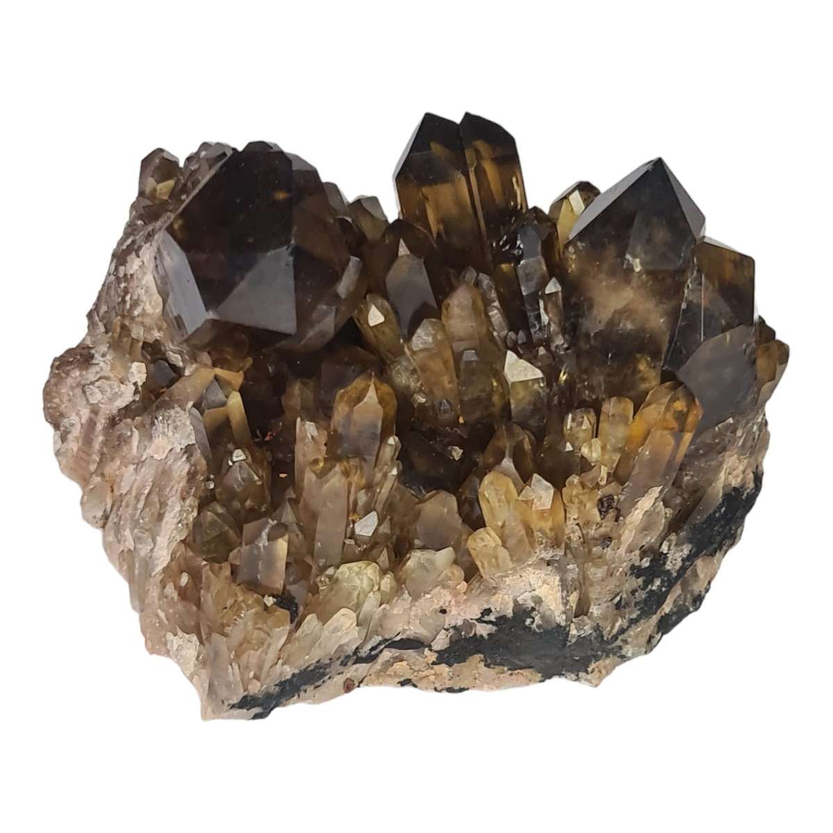 Natural Citrine cluster, Zambia, 7.5x10x9cm