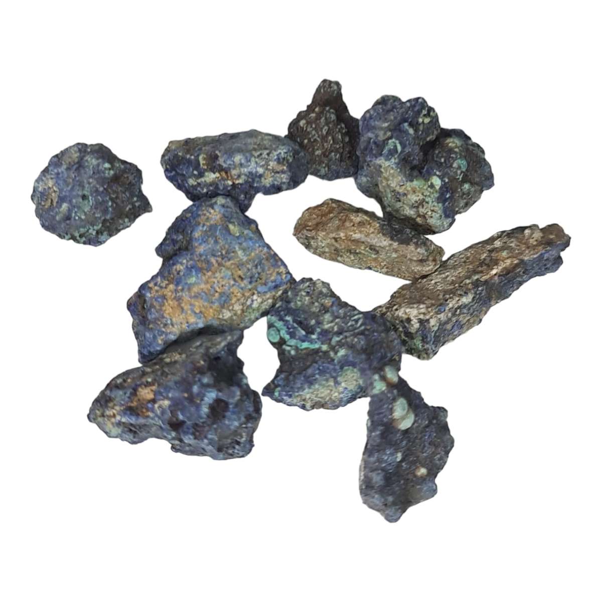 Azurite rough, 1-3cm