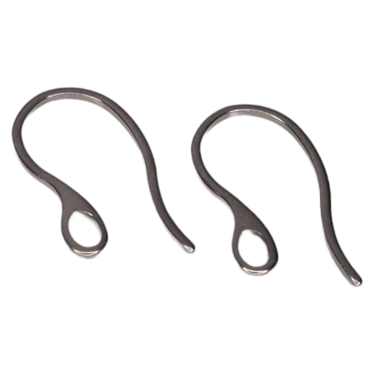 Sheperds hook pair in stainless steel, thick, 20mm