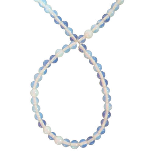 Opalite Bead String, round, 4-5mm, 40cm