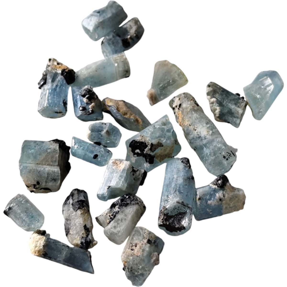 Aquamarine, Erongo Mountains, 5-23mm