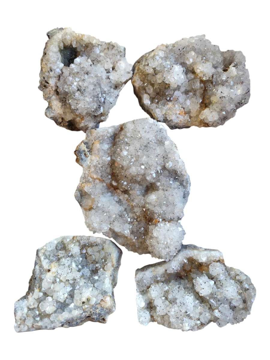 Assorted Goethite included drusy quartz, Mozambique, 8-17.5cm