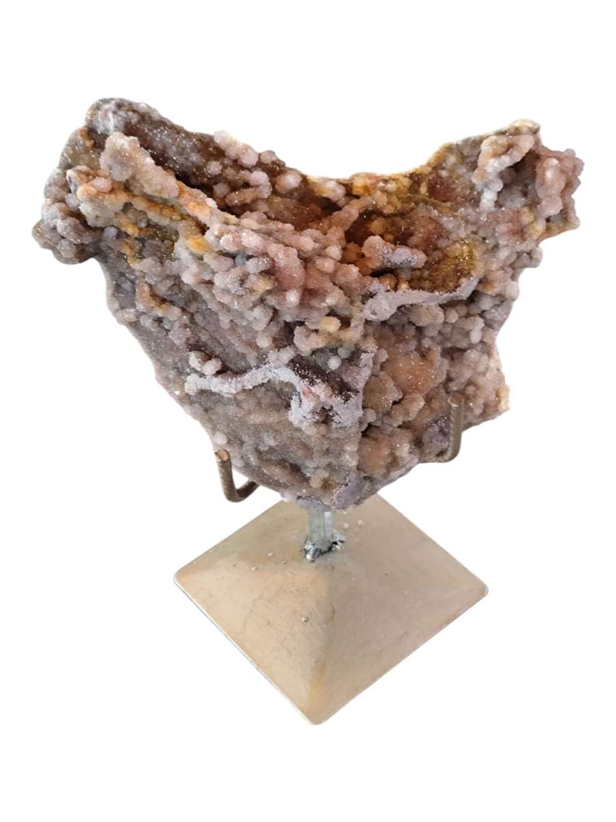 Boekenhouthoek Quartz specimen on display stand, 22 x 12.7 x 23.1cm