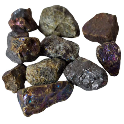 Peacock Ore, Unknown locality, 5-15mm