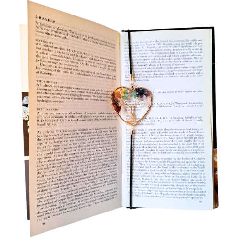 Heart Tree of life chakra bookmark, elastic