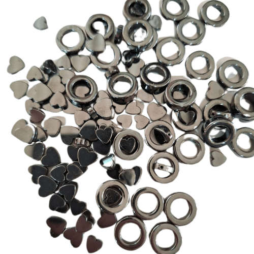 Assorted Hematite Beads, 6-11mm