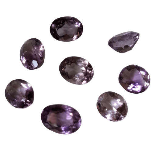 Assorted Amethyst cut stone, Oval Cut, 1-2.49ct