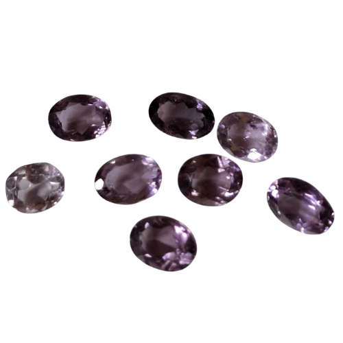 Assorted Amethyst cut stone, Oval Cut, 3-3.21ct
