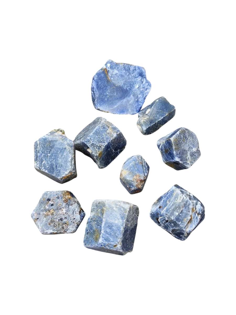 Rough Sapphire, Chimwadzulu Hill in Malawi, 1-1.5cm, 3-20grams