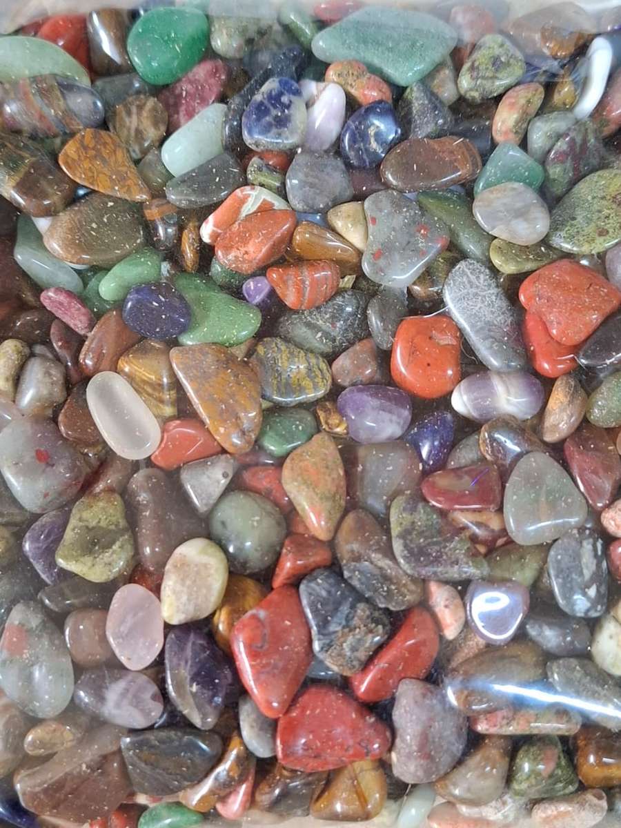 A-Grade Assorted tumble in bag, 8-30mm, 20kg