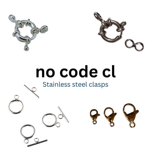 (no code) Stainless steel clasp