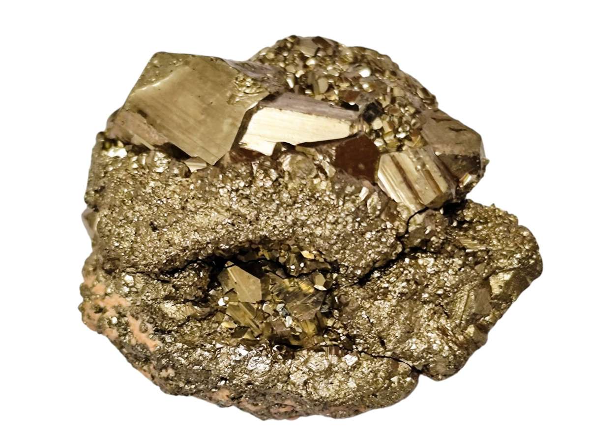 Pyrite crystal cluster, Peru, 5.1 x 4.5 x 2.4cm