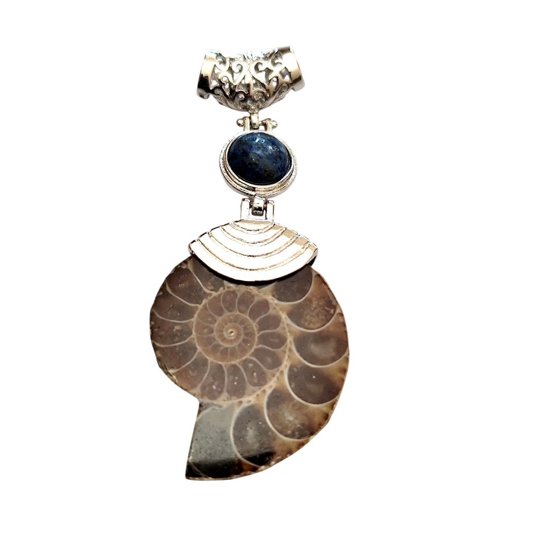 Ammonite Pendant, 7cm