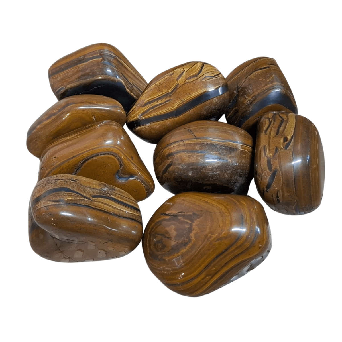 Tigers eye tumble, 7-8cm