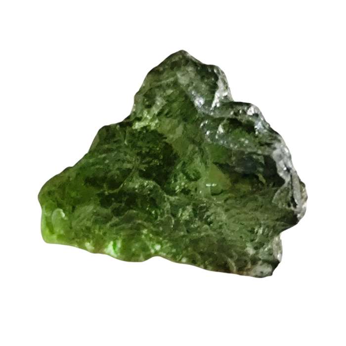 Moldavite crystal 0.40grams. 7mm