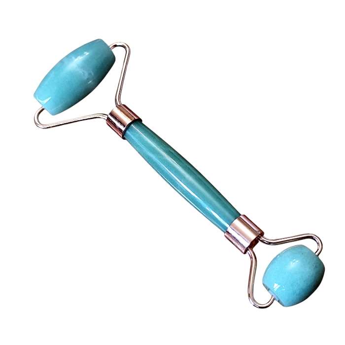 Green Aventurine derma roller, 14.5cm