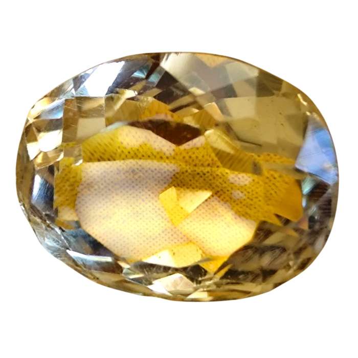 Magnificent 13.5ct Oval Checkerboard-Cut Citrine