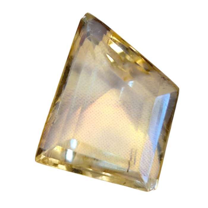 Avant-Garde 5.5ct Geometric Shield-Cut Citrine