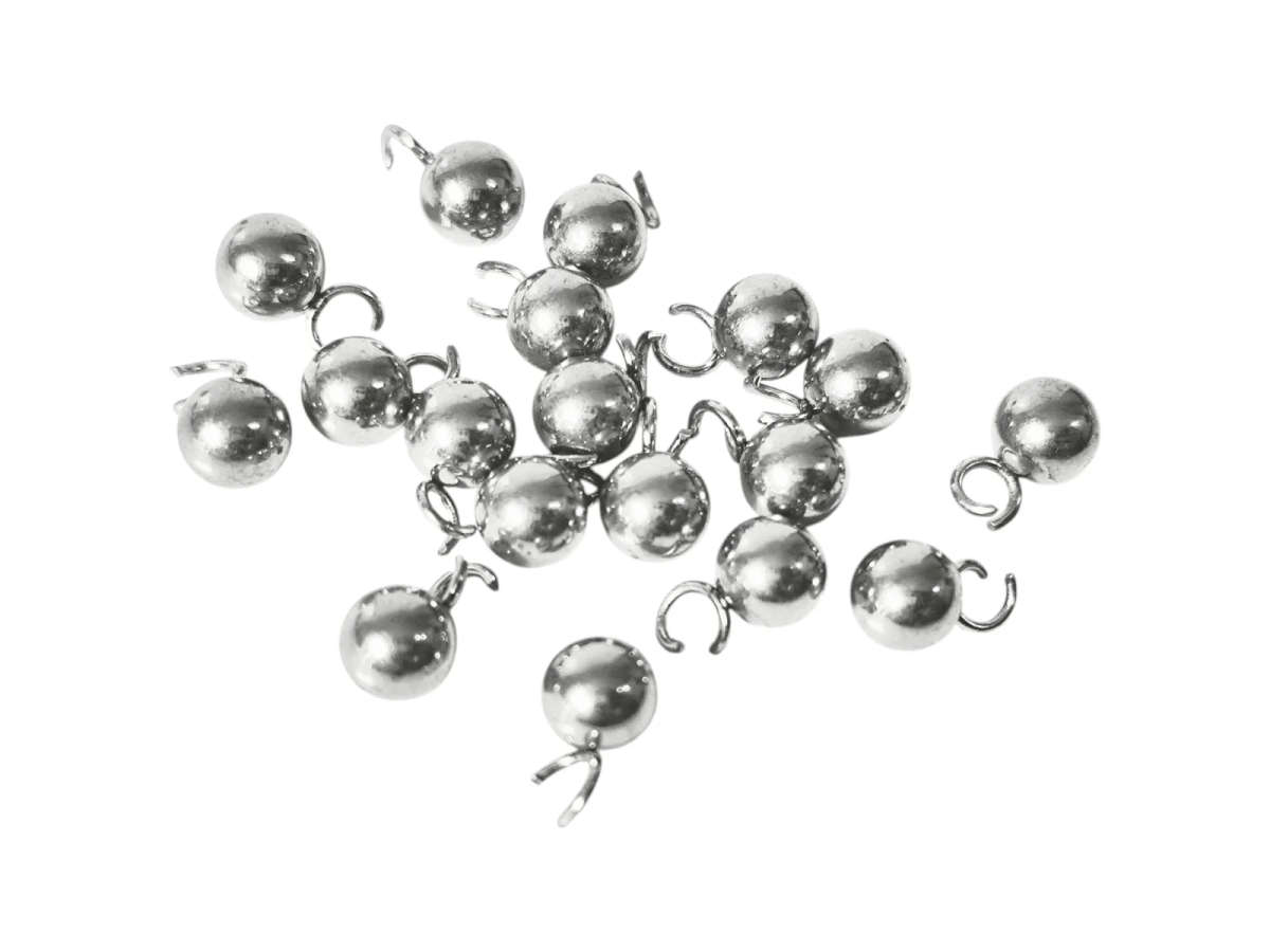 Stainless Steel Ball Charm 5mm, 18 pcs
