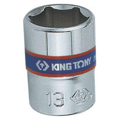 KING TONY 1/4" Drive 15/32" Standard 6-Point Socket | 230515S