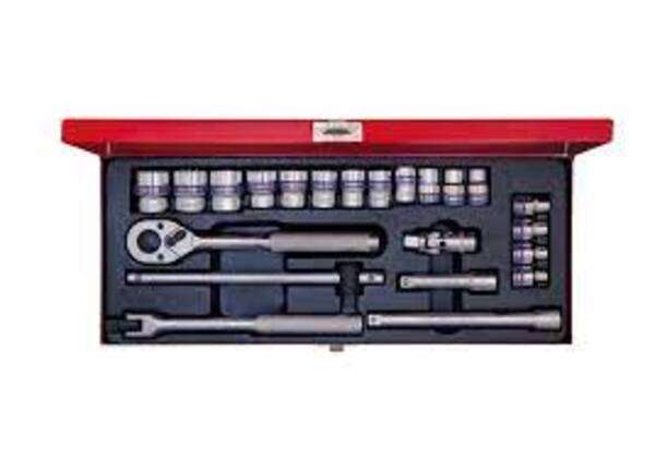 KING TONY SOCKET SET 3/8 6 22MM 12P | 3023MR