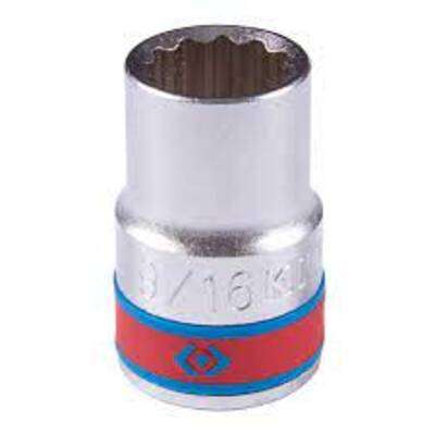 KING TONY SOCKET STANDARD 1/2 X 9/16 12P | 433018S