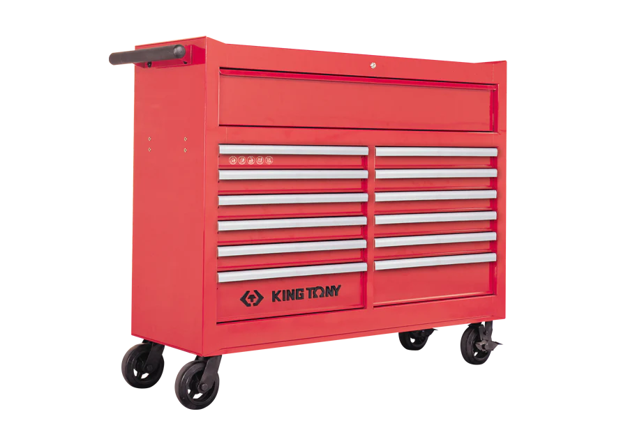 KING TONY 525 Piece Mechanics Tool Trolley Set | 935-525CRV