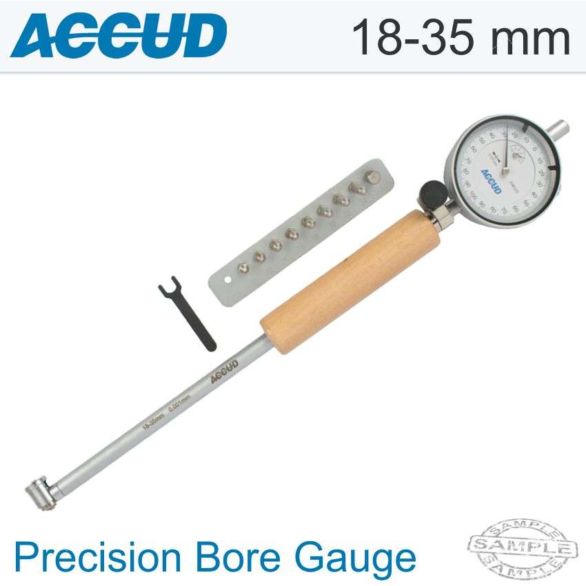 ACCUD PRECISION DIAL BORE GAUGE 18-35MM- AC251-035-01