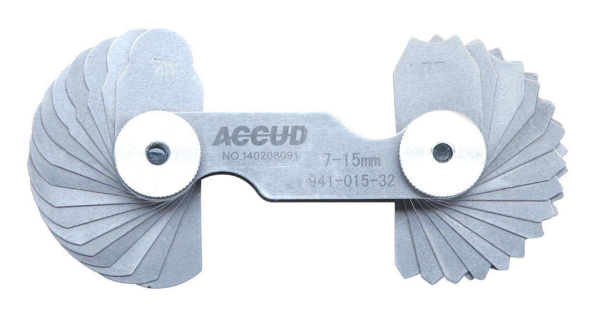 ACCUD RADIUS GAUGE 1-7MM- AC941-007-34