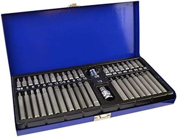 Micro-Tec 40Pcs Bit Set Hex Star and Spline | I105155