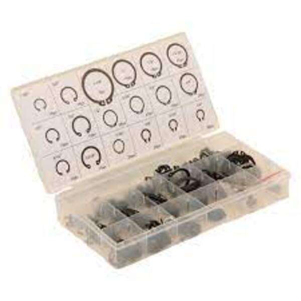 Micro-Tec 300Pcs Snap Ring (Circ) Assortment | I45212