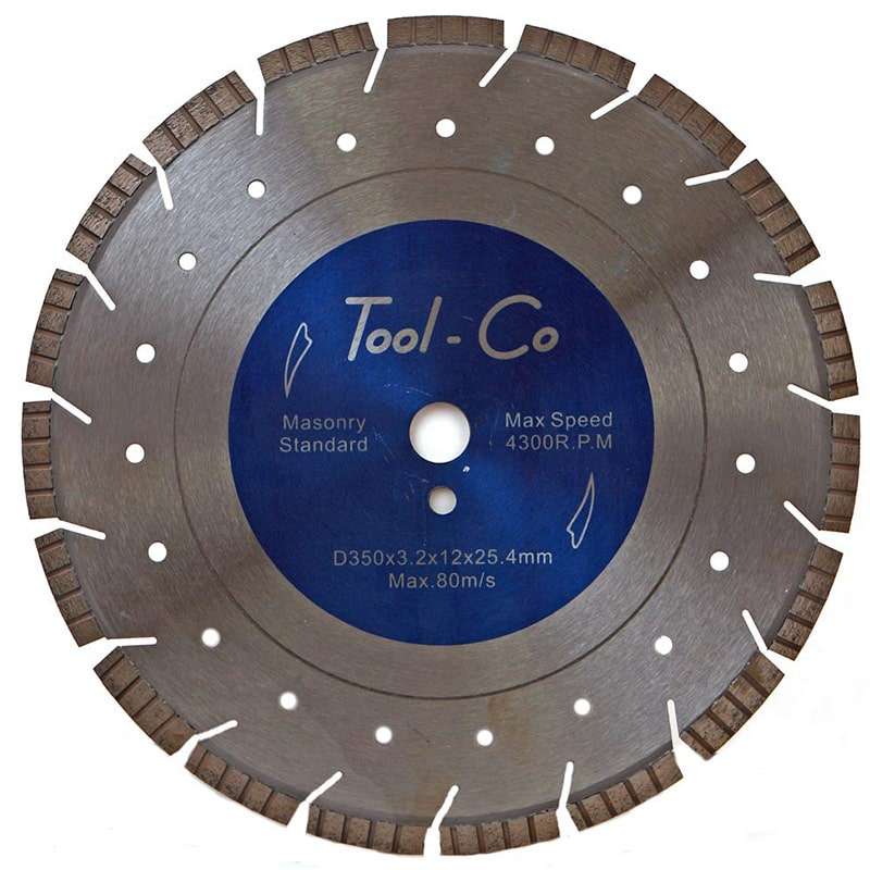 MASONRY BLADES BM350MS 350 x 3.2 x 10 x 25.4mm