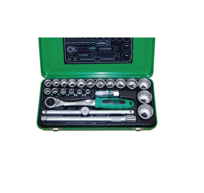 Micro-Tec 24Pcs Sockets 1/2 Std 8-32mm | MSS240
