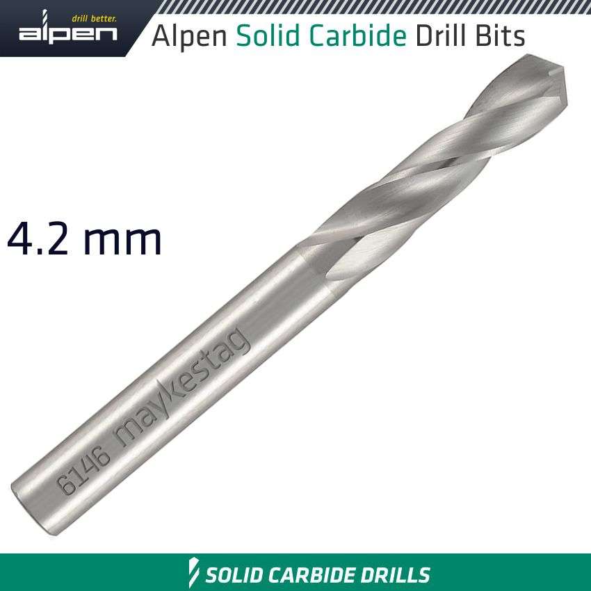 ALPEN - SOLID CARBIDE DRILL BIT 4.2ALP6146042