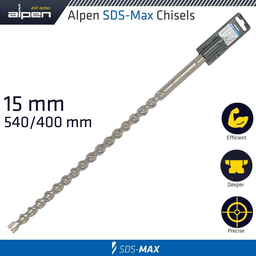 ALPEN - SDS MAX DRILL BIT 540X400 15MMALP89115