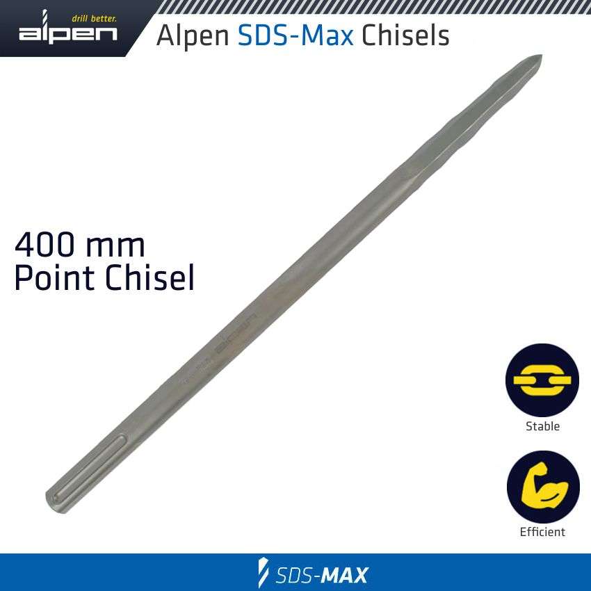 ALPEN - DEMOLISHER MAX POINT CHISEL 400 SDS-MAXALP973002511