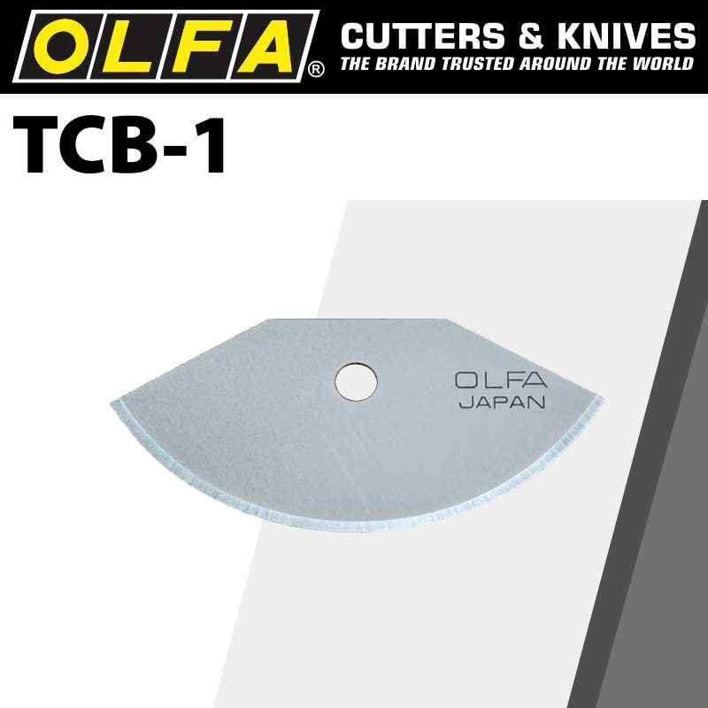 OLFA BLADE FOR TEC1 KNIFE 3 PER PACKBLA TCB1