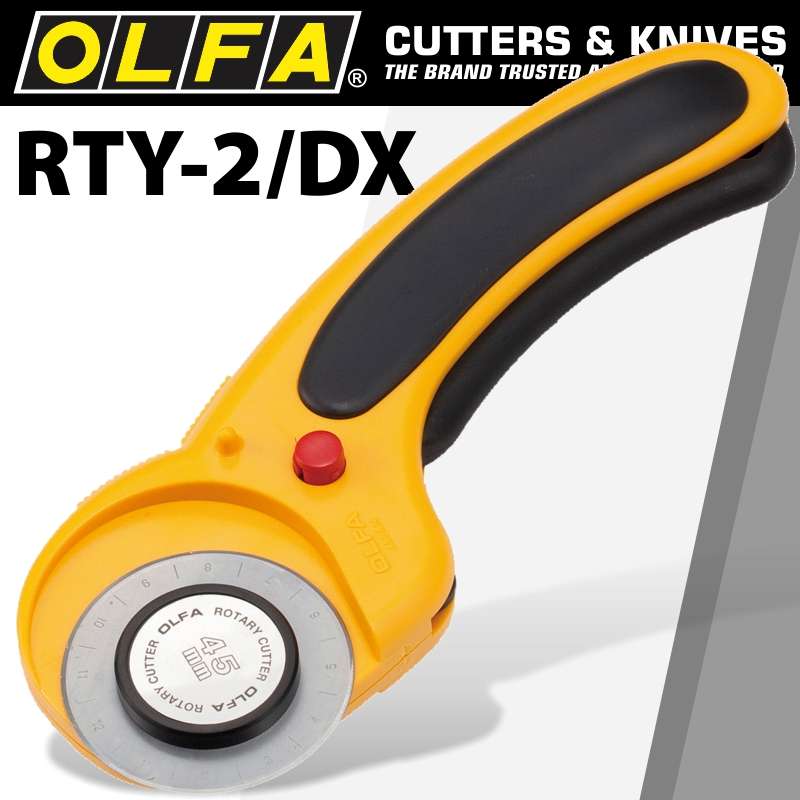OLFA 45MM ROTARY CUTTER MODEL RTY-2/DXCTR RTY2DX