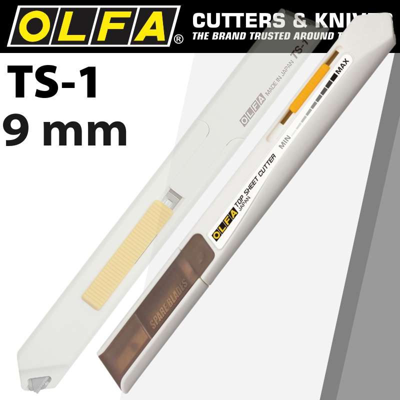 OLFA KNIFE TS1 TOP SHEET CUTTER 6MMCTR TS1