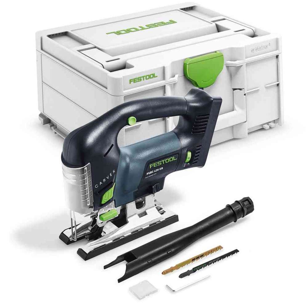 FESTOOL CORDLESS PENDULUM JIGSAW PS420 EB-BASIC - FES576530
