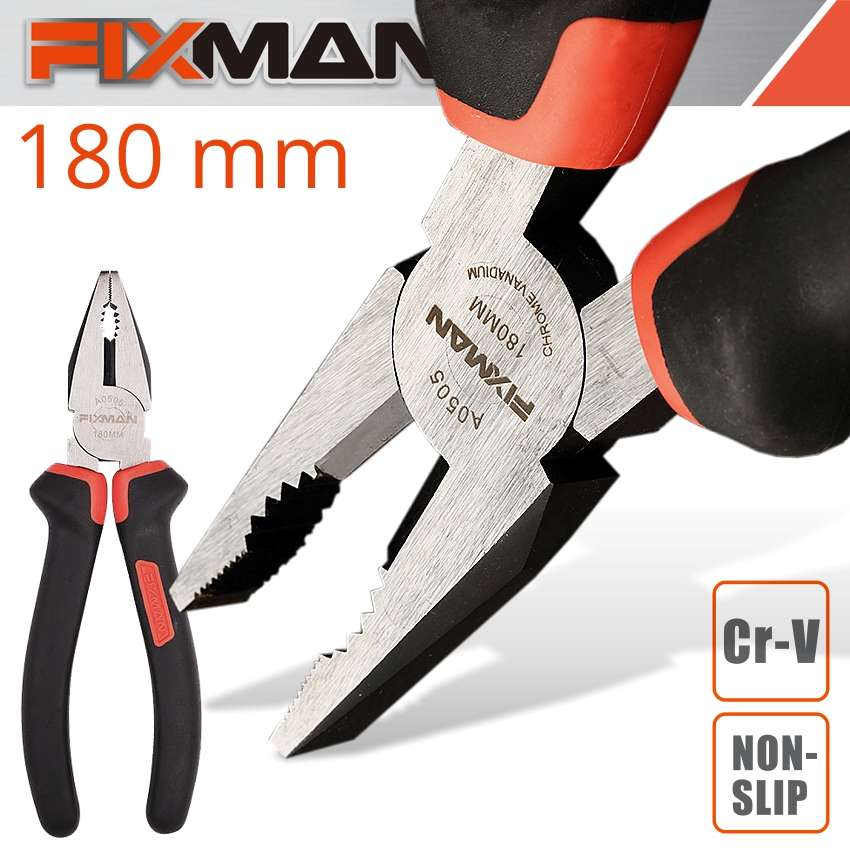 FIXMAN INDUSTRIAL COMBINATION PLIERS 7" /187MMFIX A0505