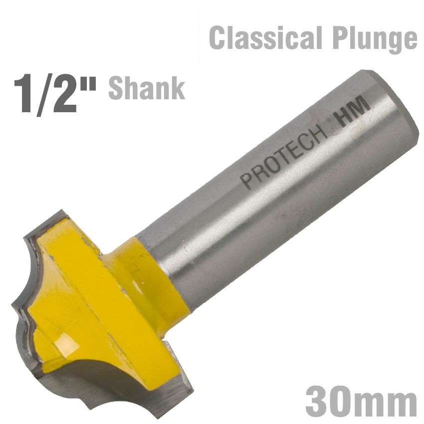 PRO-TECH- CLASSICAL PLUNGE CUTTING 30MM 1/2"  SHANKKP211432