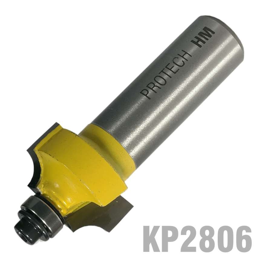 PRO-TECH- BEADING BIT 7/8"  X 1/2"  RADIUS 3/16"  1/2"  SHANKKP2806