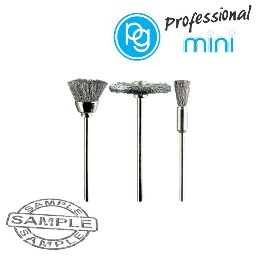 PG - ASSORTED STEEL BRUSHES. 3PCSM4020