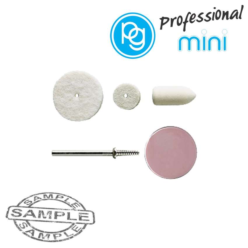 PG - ASSORTED FELT POLISH POINTS.3PCS +MANDREL+POLISHING PASTE KITM4680